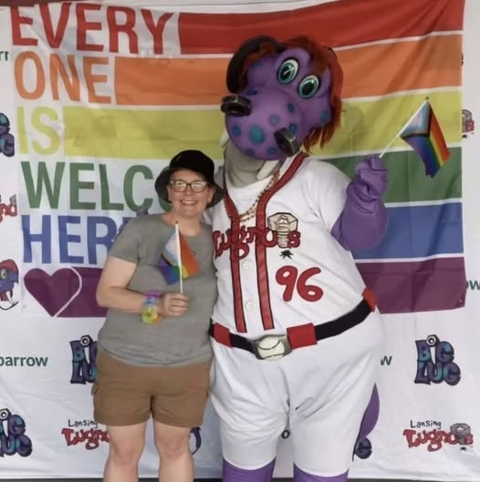 At the Lugnuts game